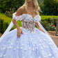 3D Flower Applique Sequin Quinceanera Dress by GLS by Gloria - GL3571