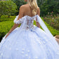 3D Flower Applique Sequin Quinceanera Dress by GLS by Gloria - GL3571