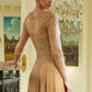 Illusion V-Neckline A-Line Women Formal Dress by Elizabeth K - GL3572 - Special Occasion/Curves