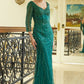 Sequin V-Neckline Leg Slit Women Formal Dress by GLS by Gloria - GL3575 - Special Occasion/Curves