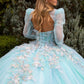 Sweetheart Neckline Long Sleeve Quinceanera Dress by GLS by Gloria - GL3577