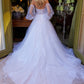 Illusion Sweetheart Neckline Glitter Women Bridal Dress by GLS by Gloria - GL3579 - Special Occasion/Curves