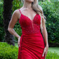 Embellished Spaghetti Strap Women Formal Dress by Elizabeth K - GL3595 - Special Occasion/Curves