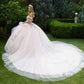 Embellished Off Shoulder Glitter Quinceanera Dress by GLS by Gloria - GL3596