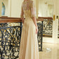 Illusion Sweetheart A-Line Women Formal Dress by Elizabeth K - GL3599 - Special Occasion/Curves