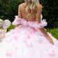 3D Flower Butterfly Sweetheart Neckline Quinceanera Dress by GLS by Gloria - GL3608