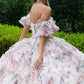 Embellished Off Shoulder V-Neckline Quinceanera Dress by GLS by Gloria - GL3609