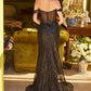 Embellished Fringe Shoulder Strap Women Formal Dress by Elizabeth K - GL3620 - Special Occasion/Curves