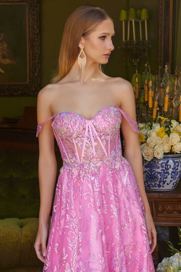 Embellished Sweetheart A-Line Women Formal Dress by Elizabeth K - GL3628 - Special Occasion/Curves