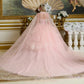 Tulle Spaghetti Strap Sequin Quinceanera Dress by Elizabeth K - GL3645