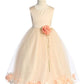 Baby Blush Satin Flower Petal Flower Girl Dress- AS195B Kids Dream