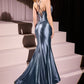 Glitter Sweetheart Neckline Gown by Cinderella Divine CC2397 - Special Occasion