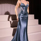 Glitter Sweetheart Neckline Gown by Cinderella Divine CC2397 - Special Occasion