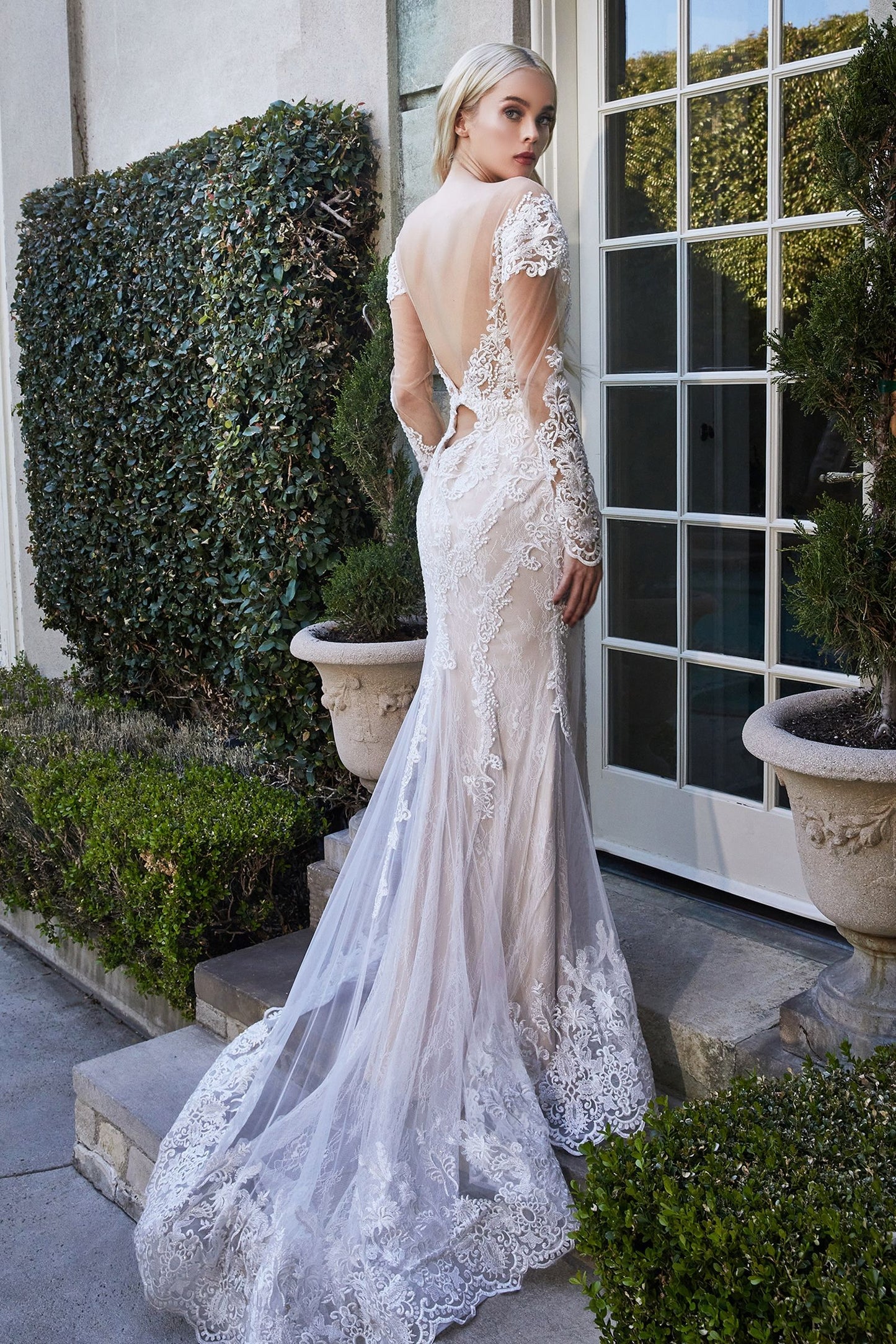 BOHEMIAN LACE MERMAID BRIDAL GOWN by Andrea & Leo Couture - A1022