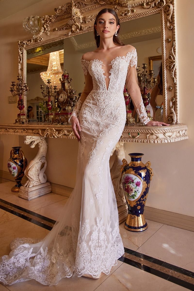 BOHEMIAN LACE MERMAID BRIDAL GOWN by Andrea & Leo Couture - A1022