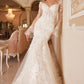 Long Sleeve Mermaid Bridal Gown by Andrea & Leo Couture A1073W Giselle Wedding Gown