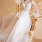 Long Sleeve A-line Tulle KATE WEDDING GOWN A1074W by Andrea & Leo Couture