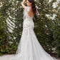 Lace Tulle Corset Mermaid Bridal Gown by Andrea & Leo Couture Beatrice A1086W