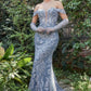 Off The Shoulder Mermaid Gown by Andrea & Leo Couture A1163 - Special Occasion