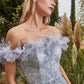 Off Shoulder Sequins Mermaid Gown by Andrea & Leo Couture A1179 - Special Occasion