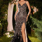 Embellished Feather Mermaid Formal Evening Gown by Andrea & Leo Couture - A1229 - Special Occasion