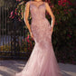 Lace & Tulle Mermaid Formal Evening Gown by Andrea & Leo Couture - A1231 - Special Occasion/Curves
