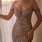 Off The Shoulder Mermaid Formal Evening Gown by Andrea & Leo Couture - A1257 - Special Occasion/Curves