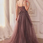 Andrea & Leo Couture A1261 Embellished A-Line Layered Tulle Gown - Special Occasion/Curves