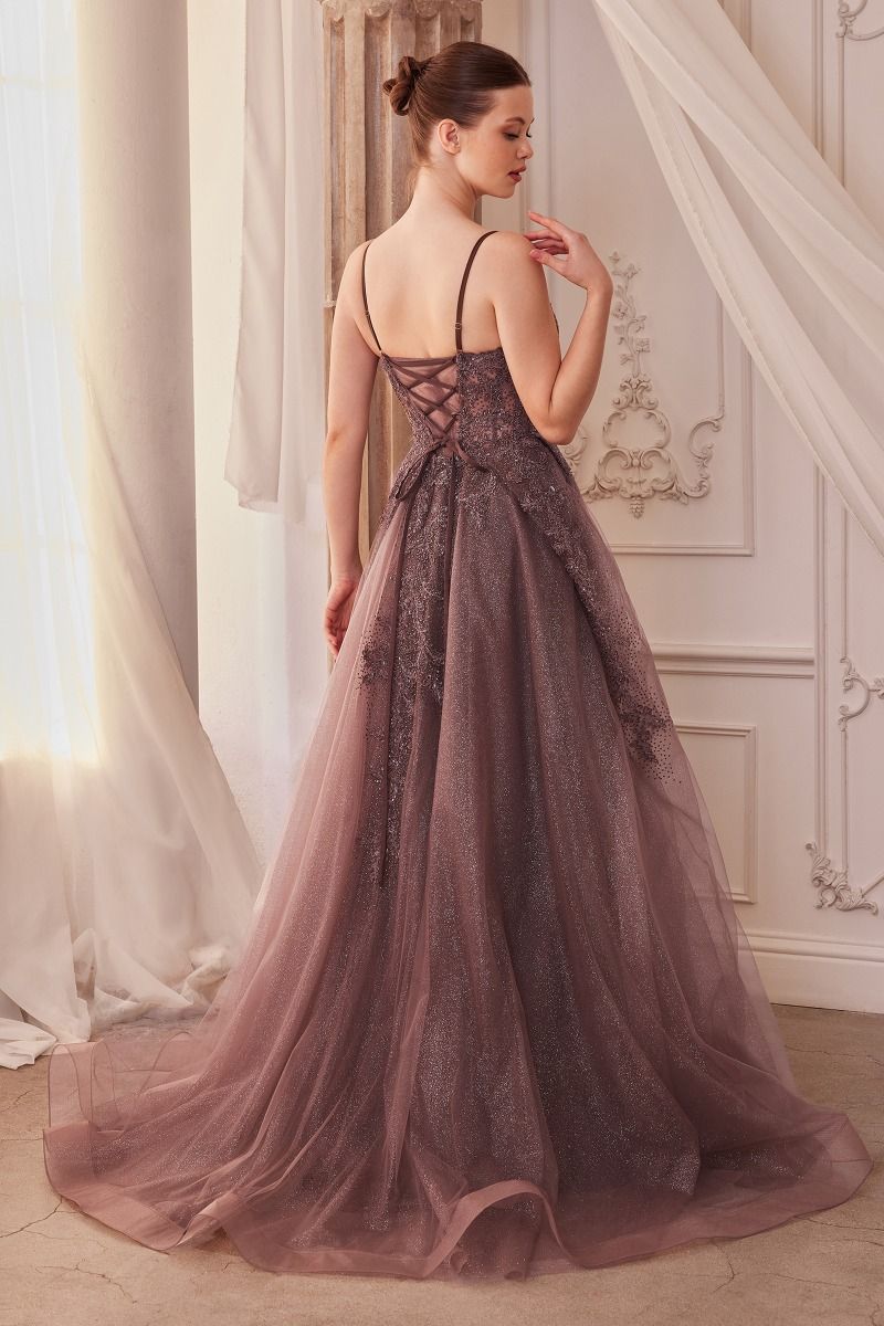 Andrea & Leo Couture A1261 Embellished A-Line Layered Tulle Gown - Special Occasion/Curves