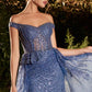 Embellished Off The Shoulder Formal Evening Gown by Andrea & Leo Couture - A1278 - Special Occasion/Curves