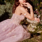 Strapless A-Line Leg Slit Formal Evening Gown by Andrea & Leo Couture - A1294 - Special Occasion
