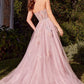 Strapless A-Line Leg Slit Formal Evening Gown by Andrea & Leo Couture - A1294 - Special Occasion