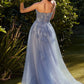Strapless A-Line Leg Slit Formal Evening Gown by Andrea & Leo Couture - A1294 - Special Occasion