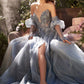 Strapless Layered Tulle Formal Evening Gown by Andrea & Leo Couture - A1303 - Special Occasion