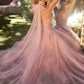 Strapless A-Line Layered Tulle Formal Evening Gown by Andrea & Leo Couture - A1322 - Special Occasion