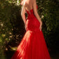 Strapless Straight Across Neck Mermaid Formal Evening Gown by Andrea & Leo Couture - A1345 - Special Occasion