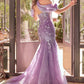 Strapless V-Neck Mermaid Formal Evening Gown by Andrea & Leo Couture - A1354 - Special Occasion/Curves