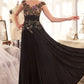 Embellished Satin A-Line Gown by Andrea and Leo A1355 - Special Occasion/Curves