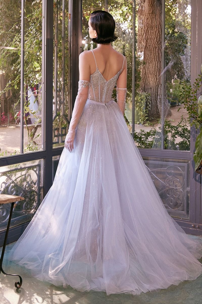 Scoop Neckline Layered Tulle Gown by Andrea and Leo A1361 - Special Occasion