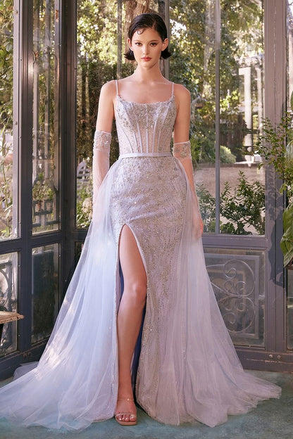 Scoop Neckline Layered Tulle Gown by Andrea and Leo A1361 - Special Occasion