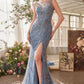 High Illusion Neckline Sheath Gown by Andrea and Leo A1362 - Special Occasion