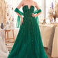 Strapless V-Neckline Layered Tulle Gown by Andrea and Leo A1369 - Special Occasion/Curves