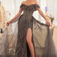 Off The Shoulder Sweetheart Neckline Gown by Andrea and Leo A1375 - Special Occasion/Curves