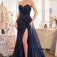 Embellished Strapless Sweetheart Neckline Gown by Andrea and Leo A1379 - Special Occasion