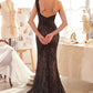 Beaded One Shoulder Mermaid Gown by Andrea and Leo A1392 - Special Occasion/Curves