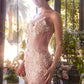 Strapless Sheer Pleated Corset Gown by Andrea and Leo A1396 - Special Occasion