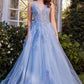 Layered Tulle Thin Straps A-Line Gown by Andrea and Leo A1417 - Special Occasion/curves