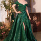 Off The Shoulder Sweetheart Neckline Gown by Andrea and Leo A1424 - Special Occasion/Curves
