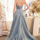 Strapless Straight Across Bodice A-Line Gown by Andrea and Leo A1439 - Special Occasion