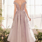 Illusion Neckline A-Line Gown by Andrea and Leo A1454 - Special Occasion